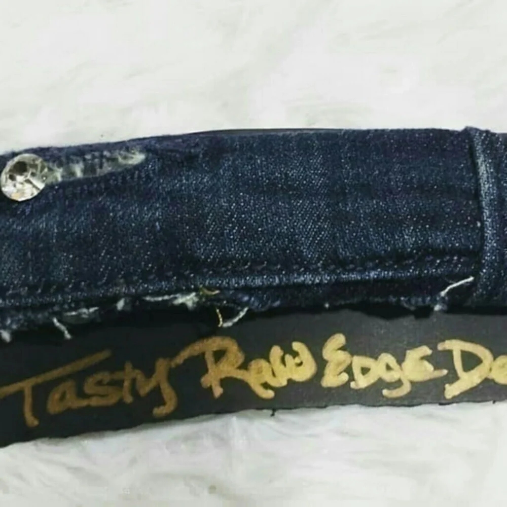 Tasty Raw Edge Denim Jules Hair Clip